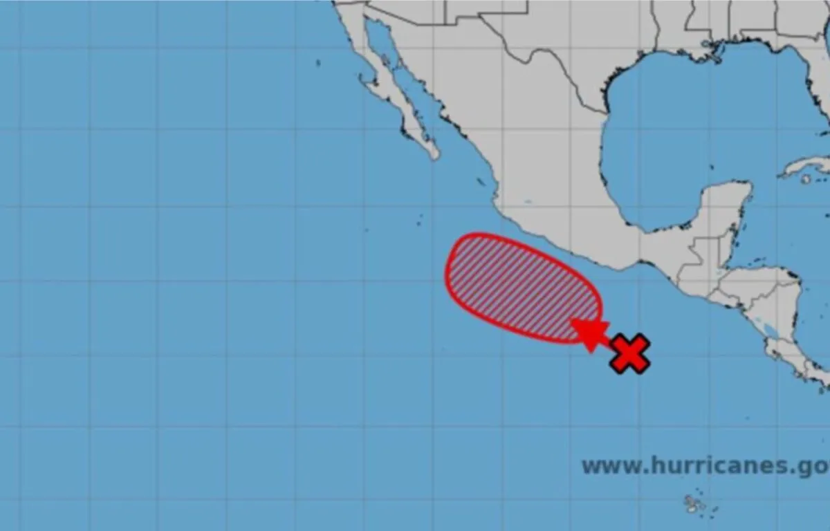 Posible formación del huracán Bárbara sistema de baja presión avanza en el Pacífico