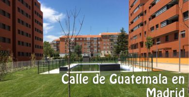 Calle de Guatemala en Madrid