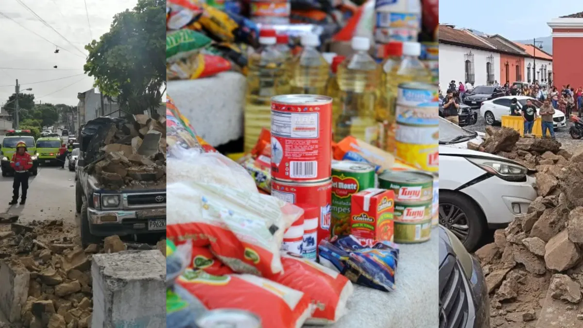 Habilitan centros de acopio por sismos en Guatemala para apoyar a damnificados