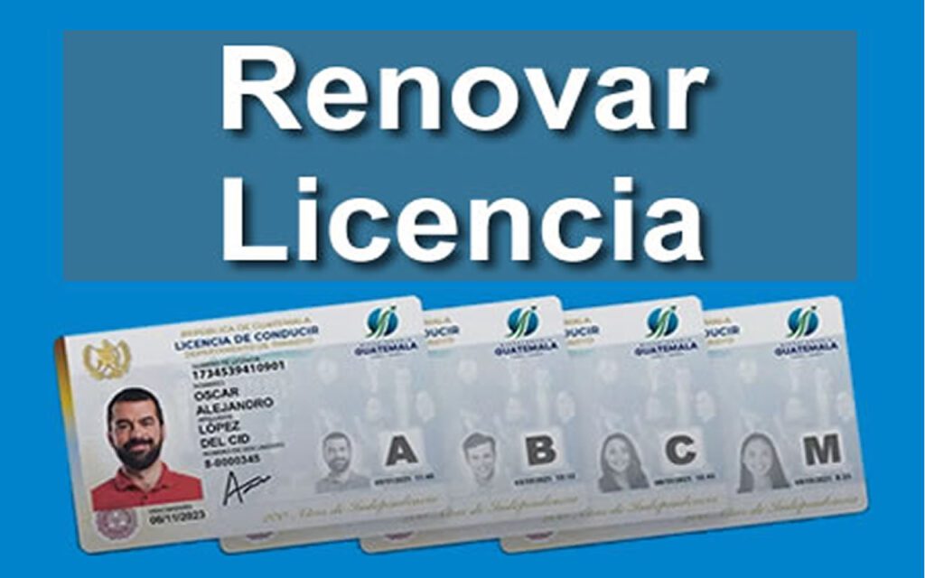 reposición de licencia de conducir