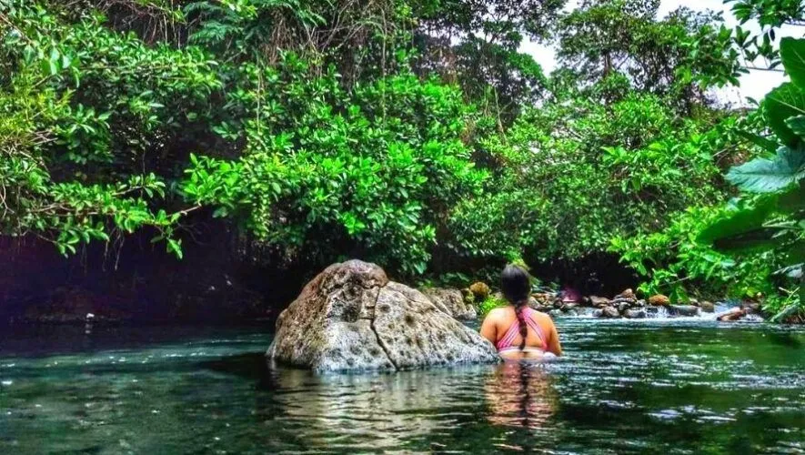 Balneario Finca Agua Tibia: pozas naturales de agua tibia cerca de la Ciudad de Guatemala