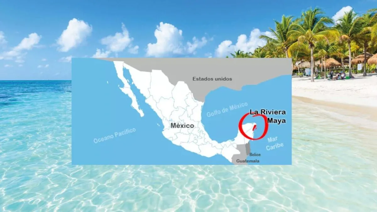 Ubicación de la Rivera Maya