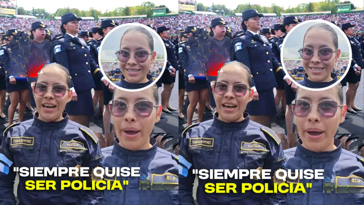 Yoselin Barrios, originaria de San Rafael Pie de la Cuesta, cumple su sueño al graduarse como agente de la PNC