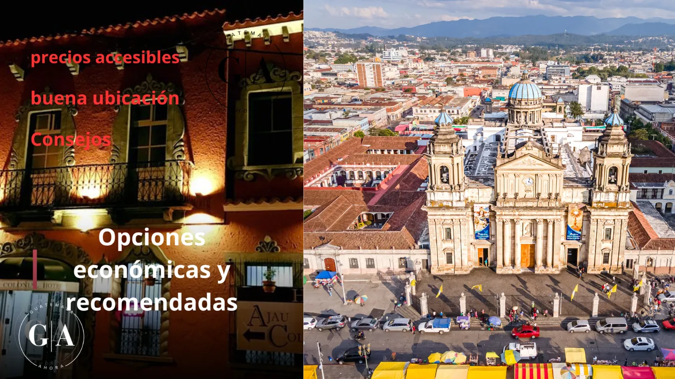 Opciones económicas y recomendadas para hospedarse en Guatemala City