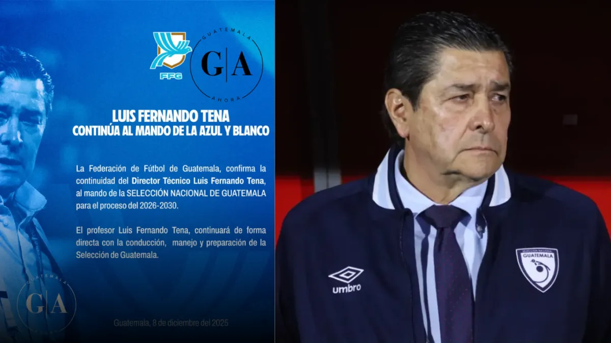 Luis Fernando Tena seguirá con Guatemala hasta 2030 y la Fedefut apuesta por la continuidad