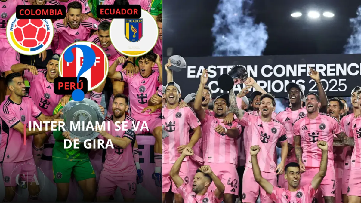 Inter Miami alista gira de pretemporada por Sudamérica con paradas en Colombia y Ecuador