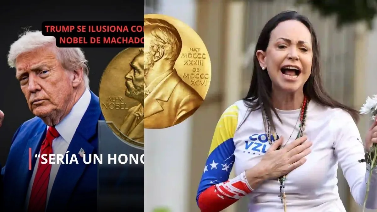 Nobel y Trump: el Instituto frena la idea de “compartir” el premio de María Corina Machado