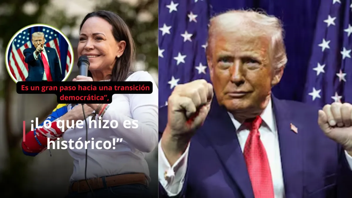 Machado dice que quiere “compartir” su Nobel de la Paz con Trump