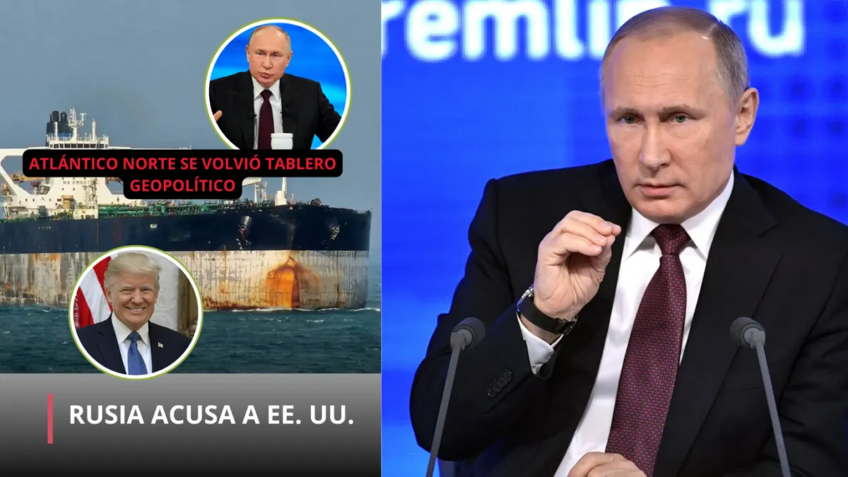 Rusia denuncia “intercepción ilegal” tras la incautación del petrolero Marinera en el Atlántico Norte