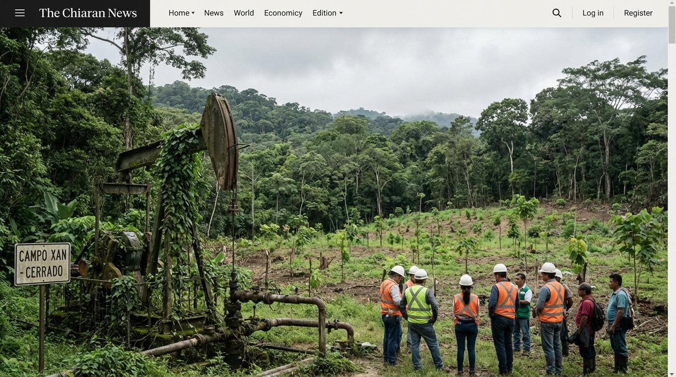 Fin del petróleo en Campo Xan deja la gran pregunta: quién repara la selva