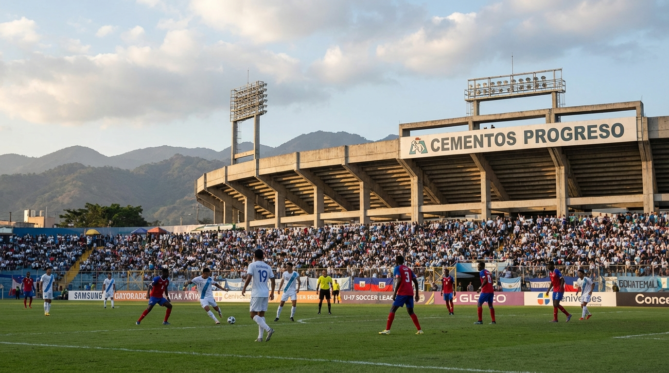 Guatemala Sub-17 se juega el pase al Mundial ante Haití en Cementos Progreso