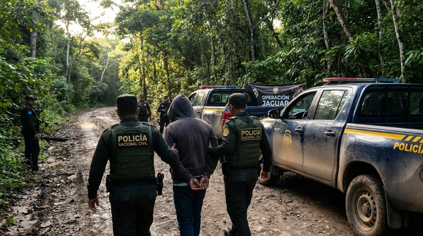 Capturan a "Chejo", extraditable vinculado a Los Lorenzana, en operación en Petén
