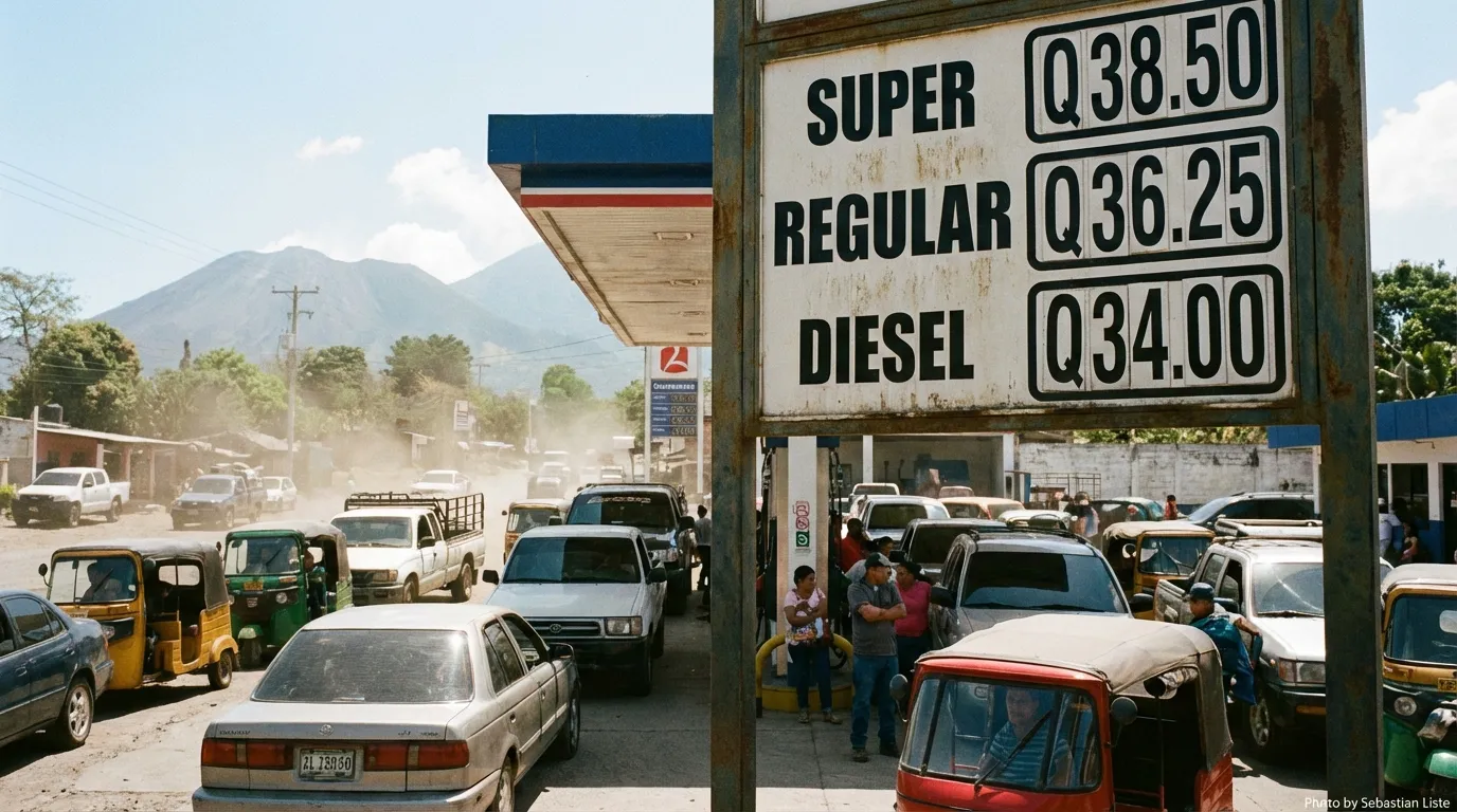 Combustibles en Guatemala continúan al alza: Gasolina ronda los Q40 el galón