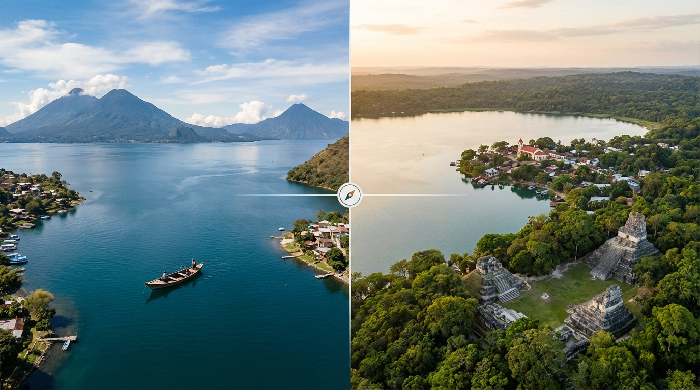 Lagos de Guatemala: Atitlán vs Petén Itzá - Guía Completa 2026