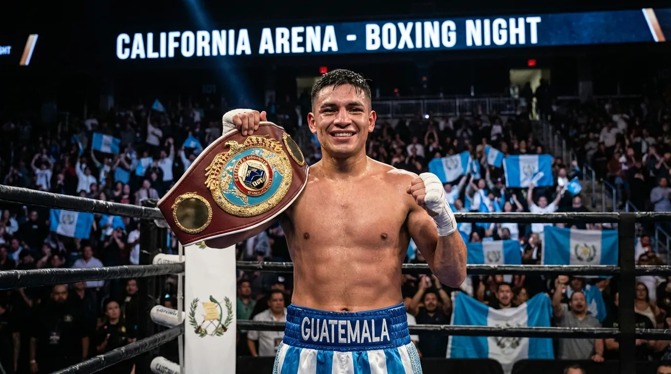 Léster Martínez hace historia: primer campeón mundial de boxeo guatemalteco al conquistar el CMB