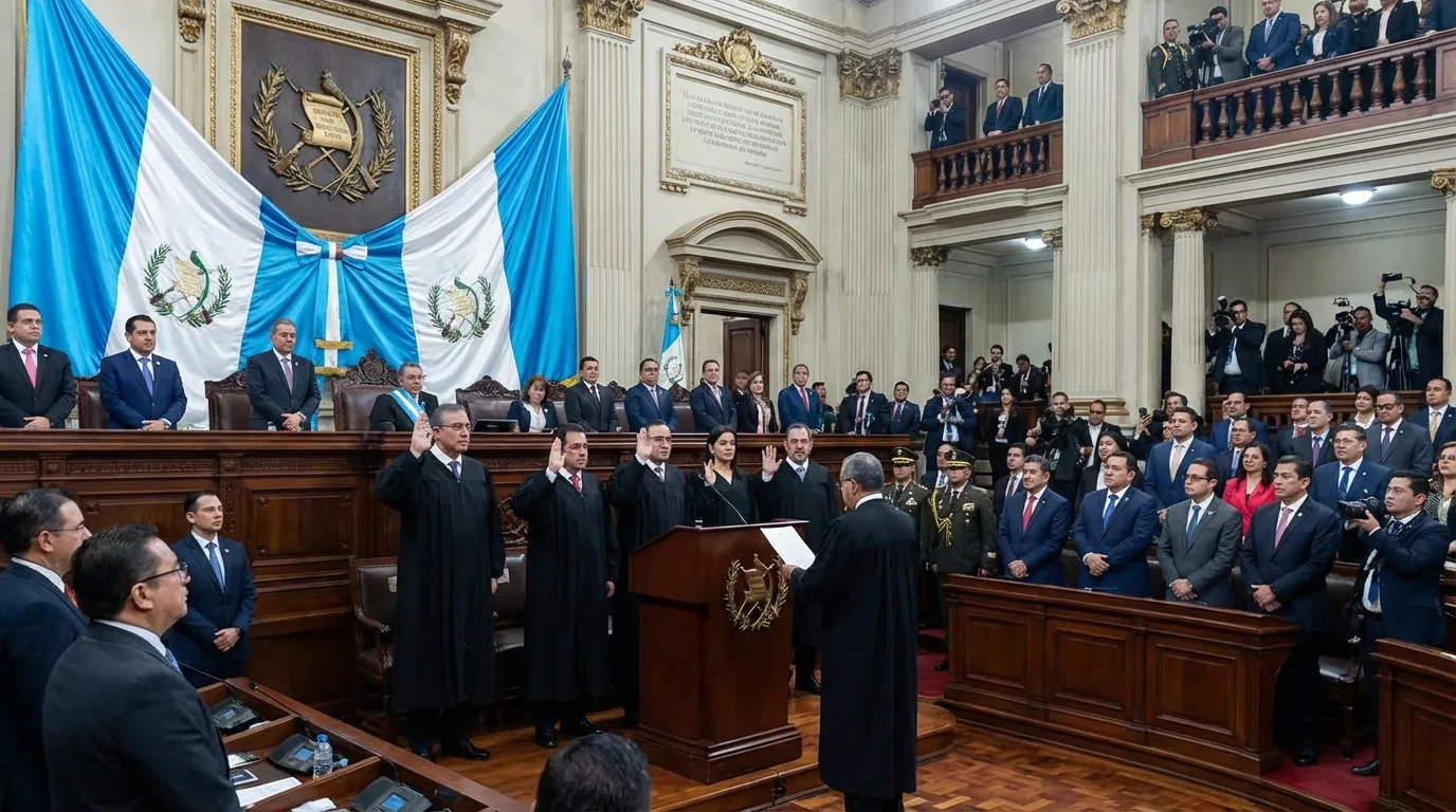 Nuevos Magistrados del TSE Guatemala Asumen Cargos para el Período 2026-2032