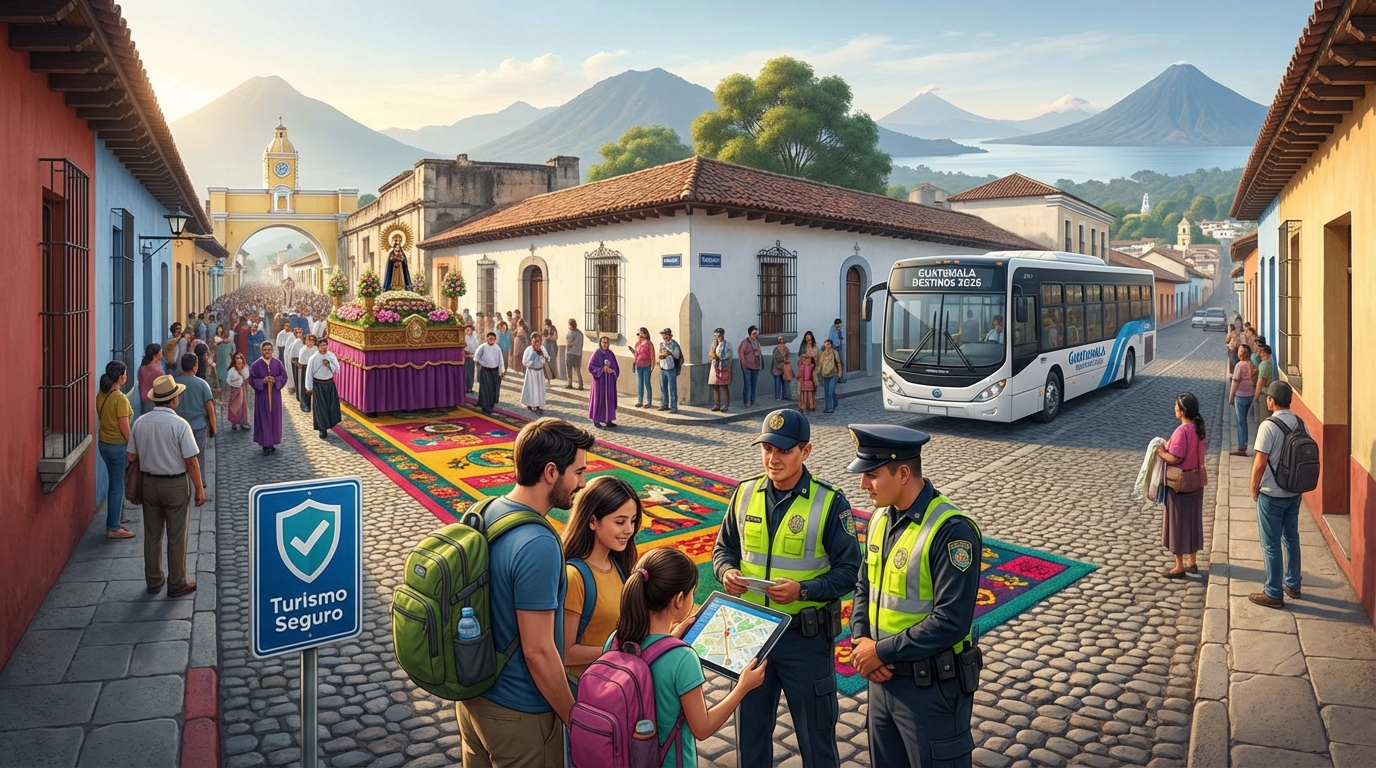 Semana Santa 2026 en Guatemala: Operativos, Destinos Más Visitados y Guía Práctica para Viajar Mejor