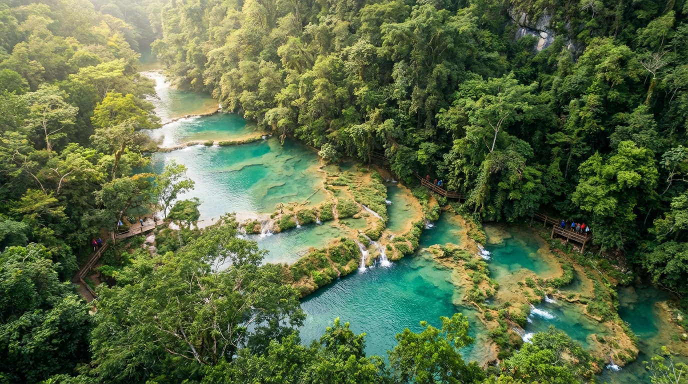 Semuc Champey: Guía Completa 2026 - Todo lo que Necesitas Saber