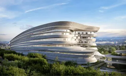 Diseño del venue principal de Distrito Futeca en Guatemala