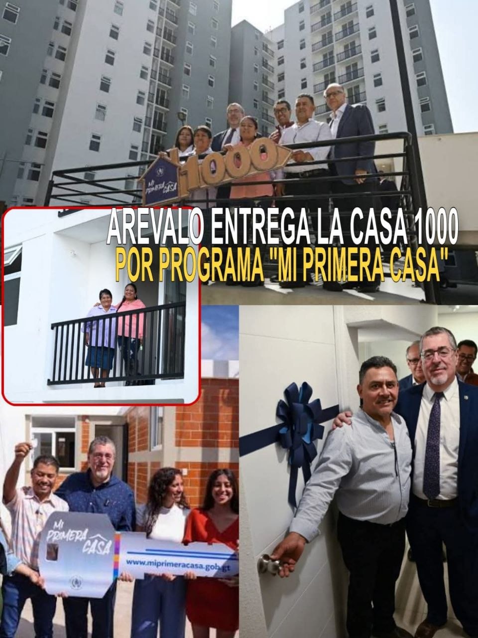 Más de mil familias reciben su primera vivienda mediante proyecto habitacional del Gobierno para impulsar el bienestar social