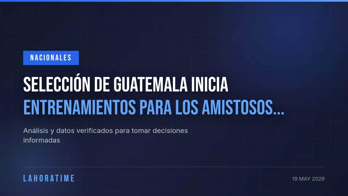 Selección de Guatemala inicia entrenamientos para los amistosos de junio con diez convocados