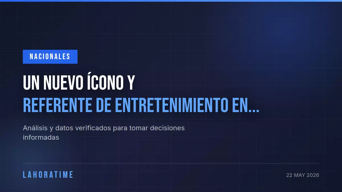 Un nuevo ícono y referente de entretenimiento en la región