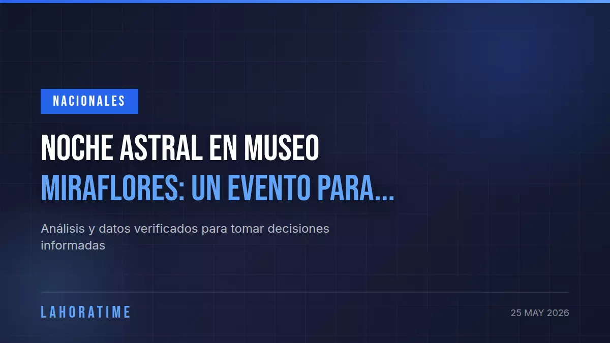 Noche Astral en Museo Miraflores: un evento para aprender sobre la Luna Azul y observar el cielo con telescopios