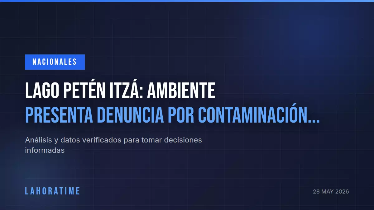 Lago Petén Itzá: Ambiente presenta denuncia por contaminación con ripio en la orilla