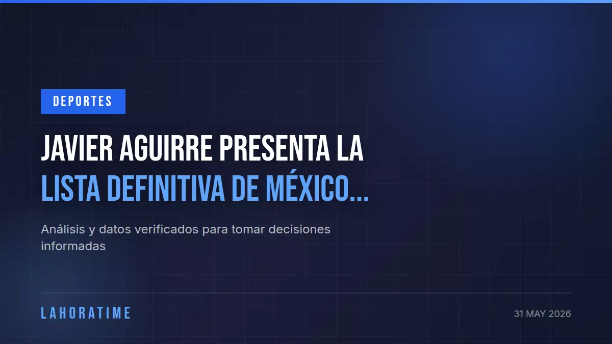 Javier Aguirre presenta la lista definitiva de México para el Mundial 2026: Ochoa estará presente por sexta vez