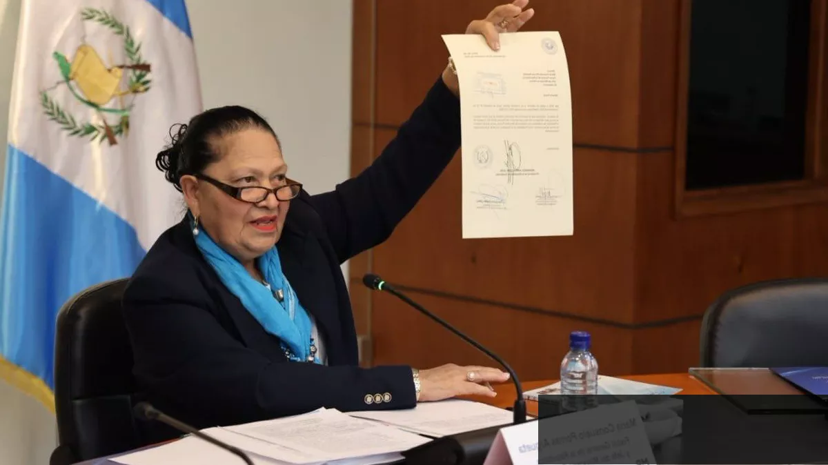 Consuelo Porras durante su gestión al frente del Ministerio Público