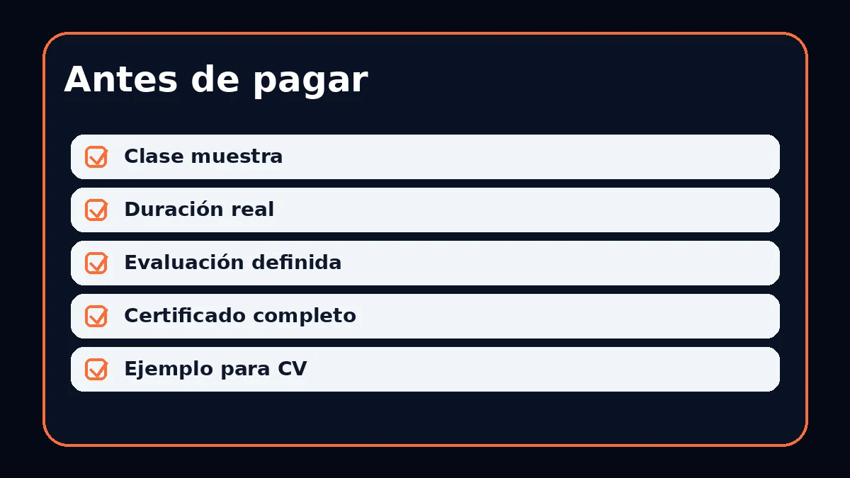 Checklist de Formación