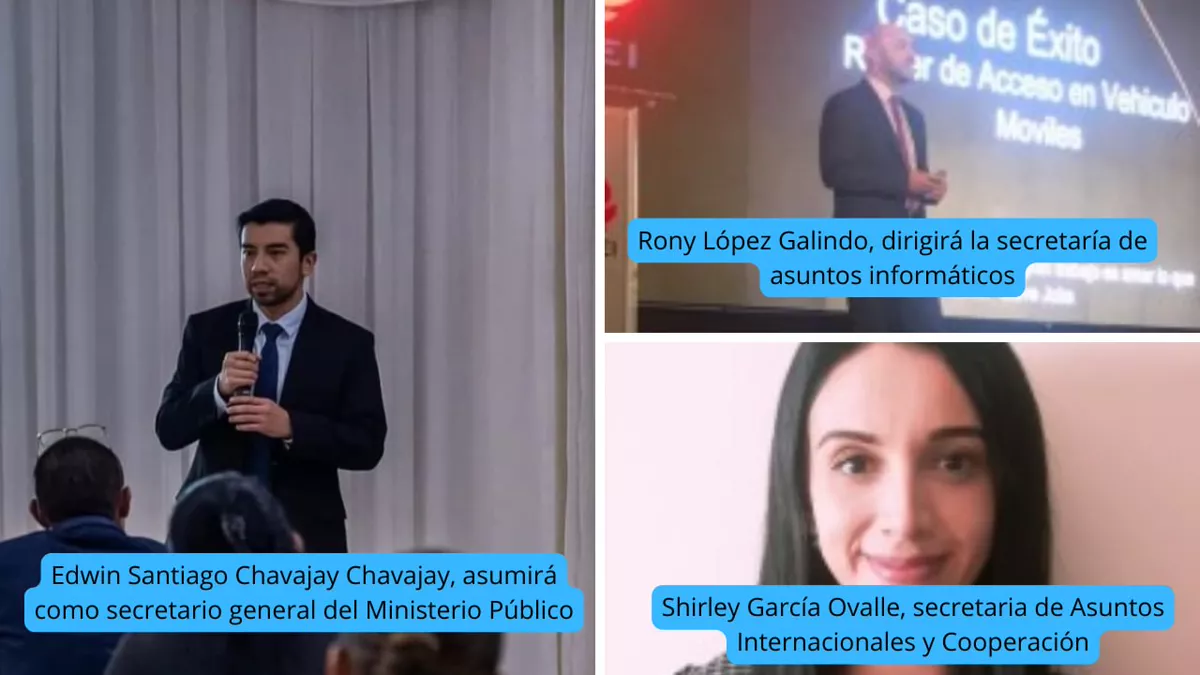 Primeros nombramientos de García Luna: así queda conformado el nuevo equipo del MP