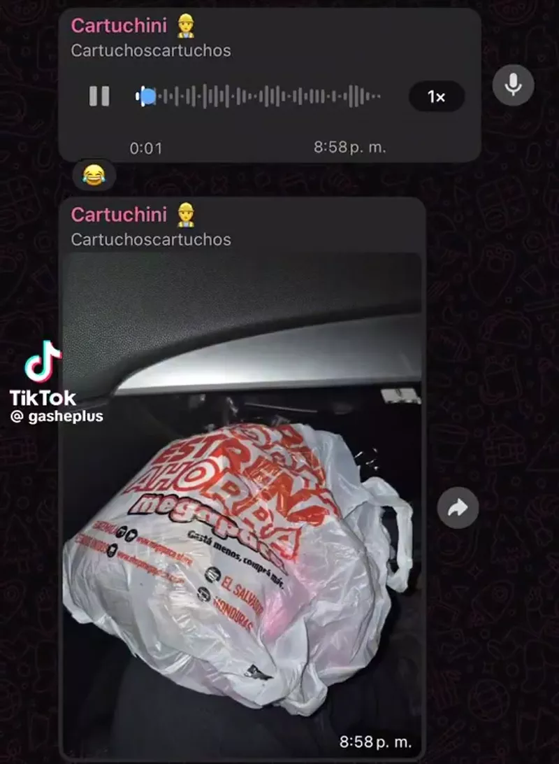 Captura del video viral sobre Megapaca y los Q200