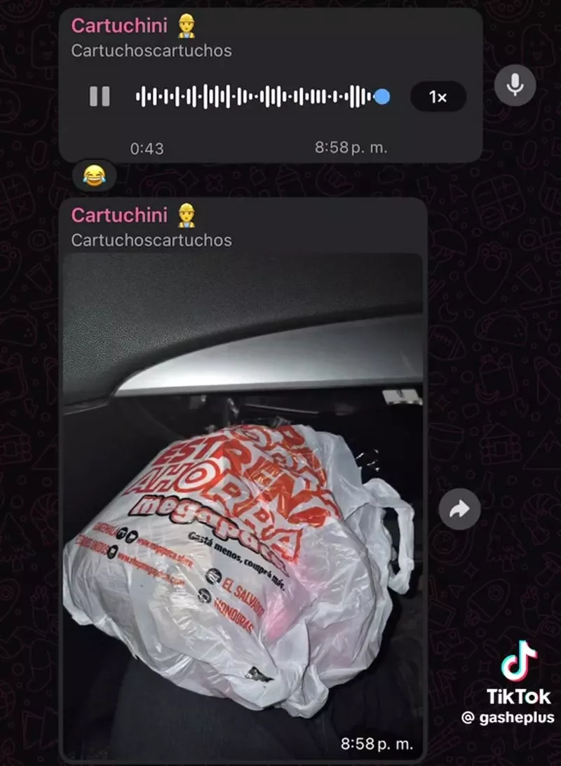 Captura final del video viral de la historia de Megapaca
