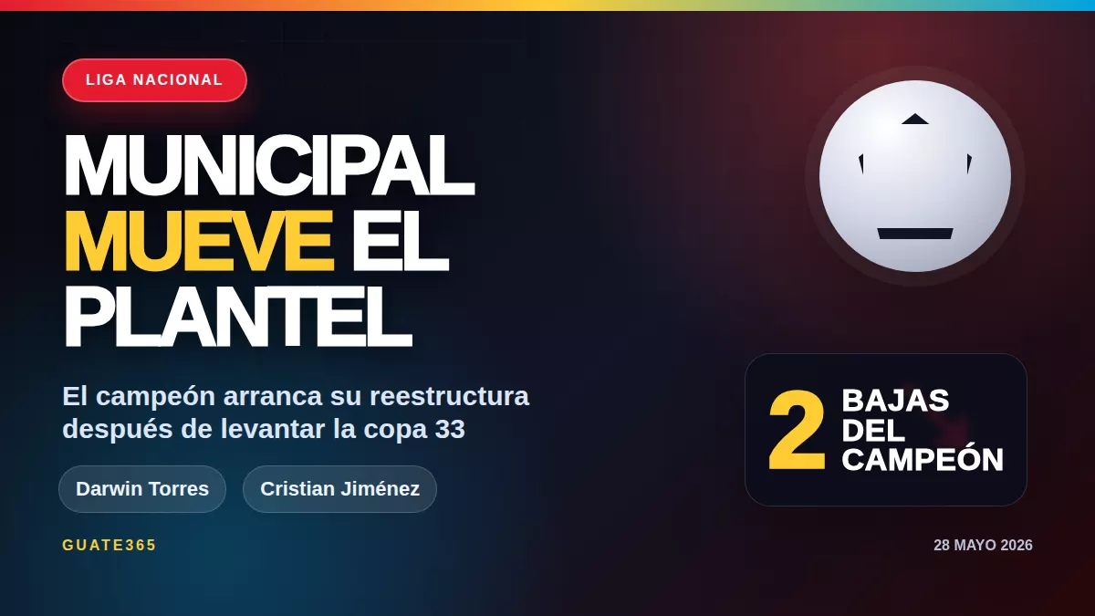 Municipal confirma 2 bajas tras ganar la 33