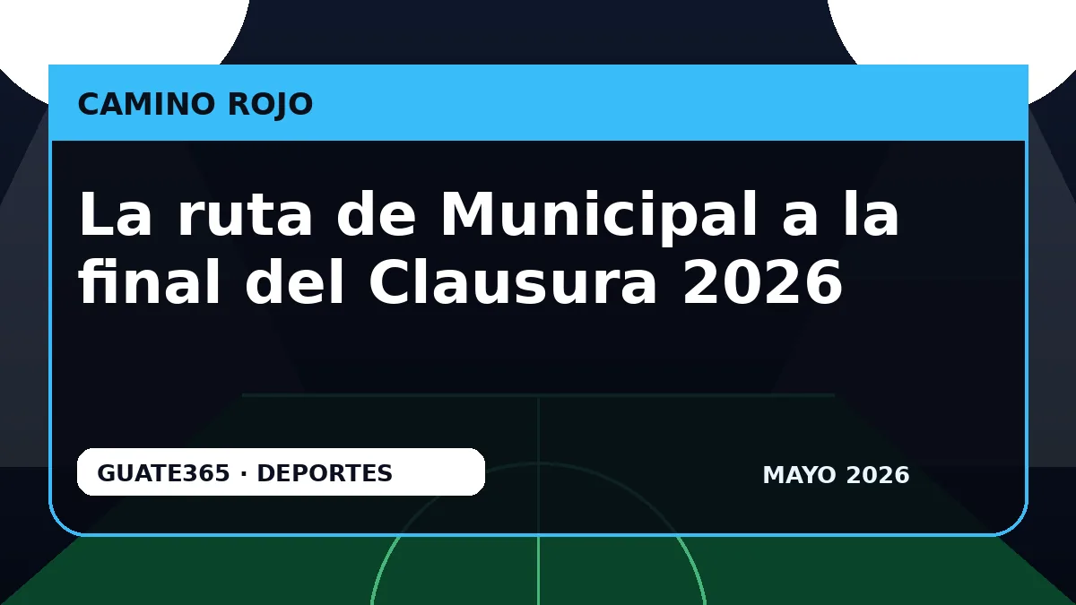 La ruta de Municipal a la final del Clausura 2026