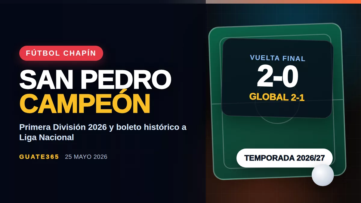 San Pedro campeón: jugará por primera vez en Liga Nacional