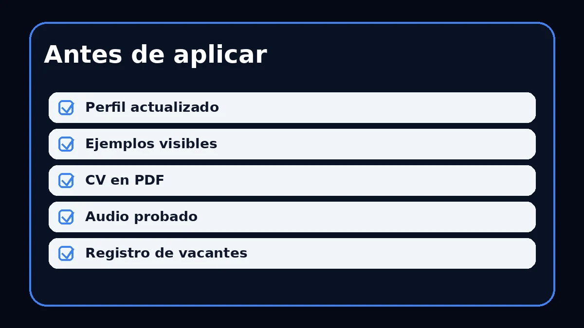 Checklist de Empleo remoto