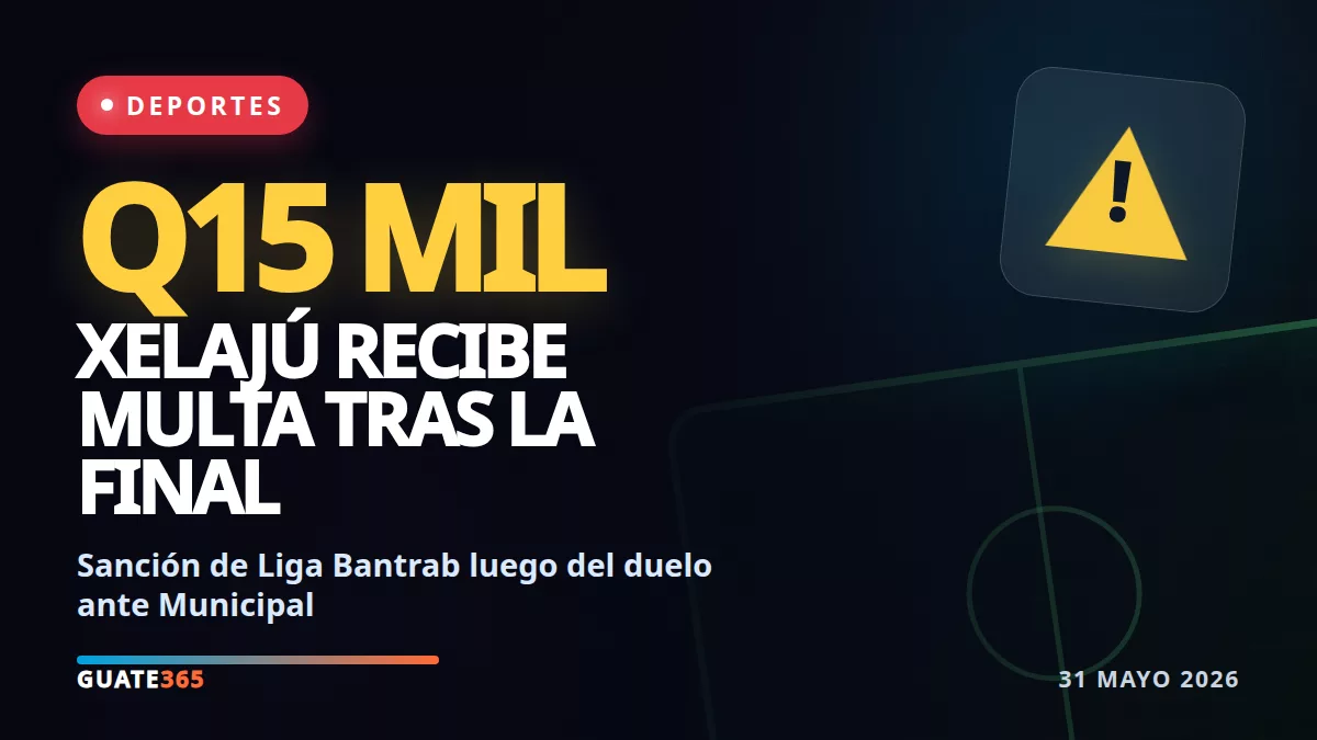 Xelajú recibe multa de Q15 mil tras la final