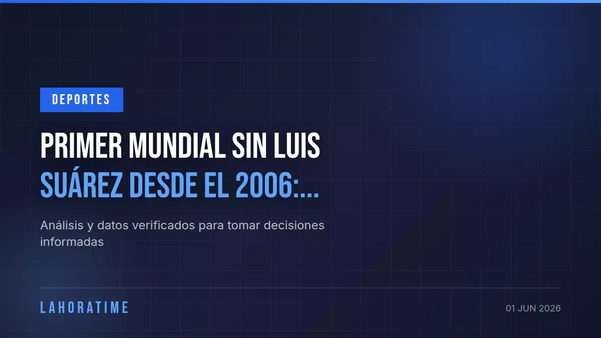 Primer Mundial sin Luis Suárez desde el 2006: ¿Por qué el Pistolero se quedó fuera de Uruguay?