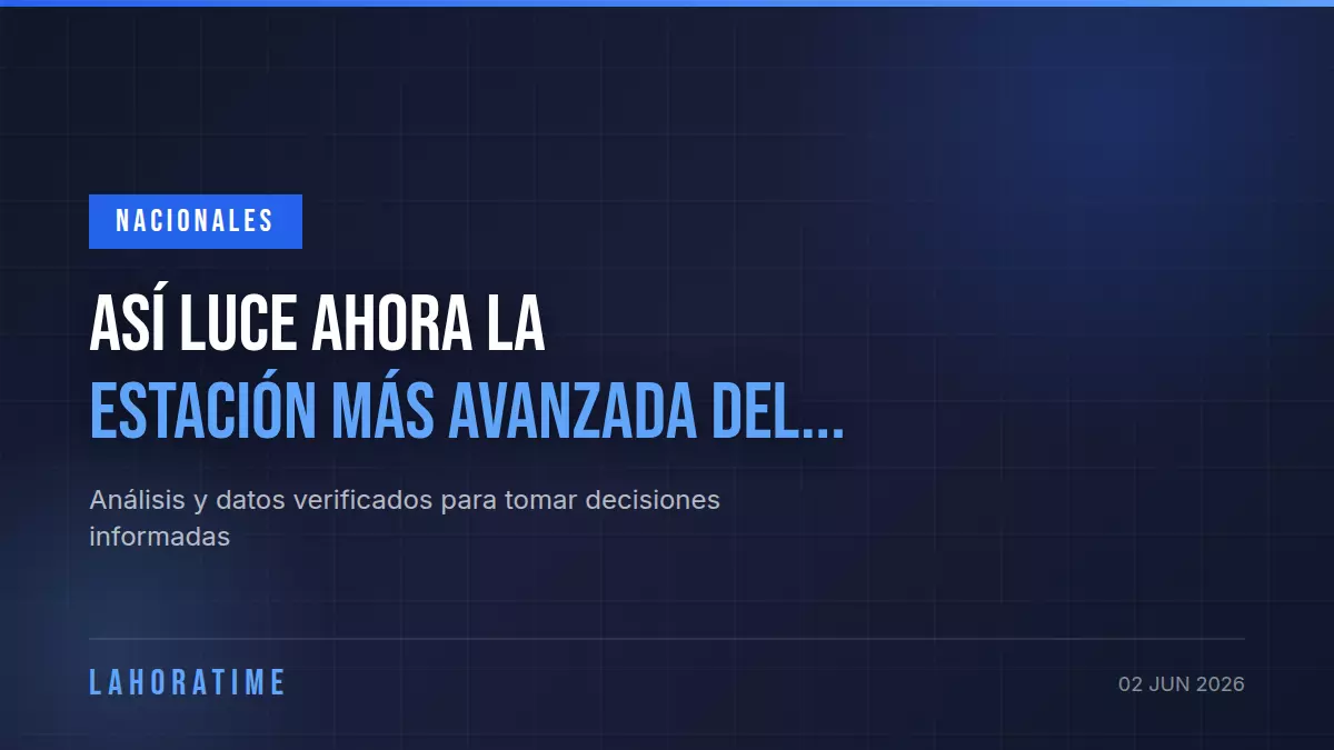 Así luce ahora la estación más avanzada del AeroMetro en Plaza España, donde comenzará el recorrido