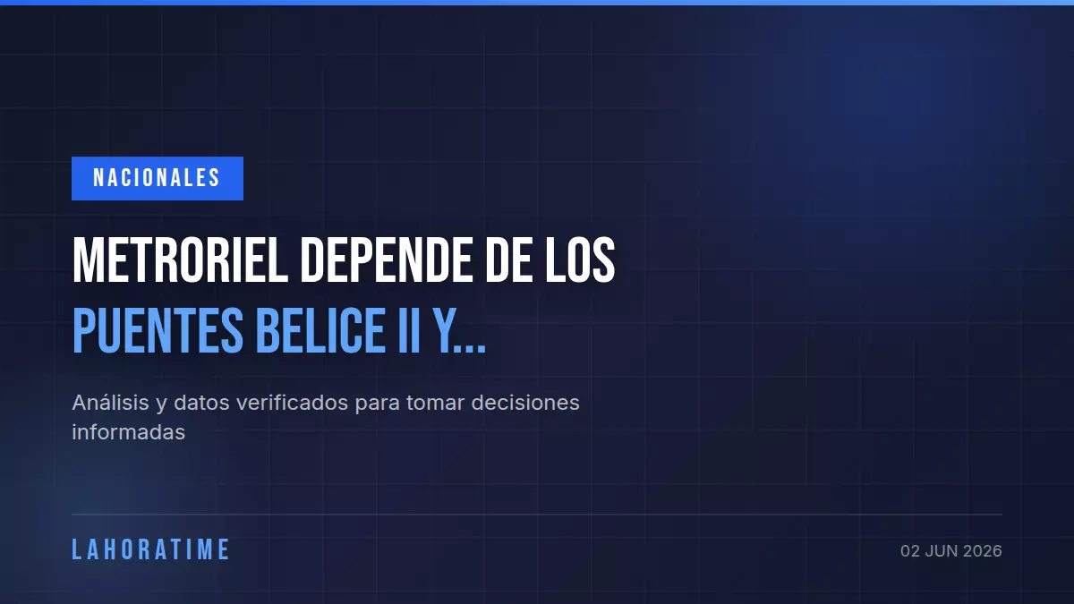 MetroRiel depende de los puentes Belice II y Cenma-Frutal para ser rentable y sostenible, advierte Fundesa