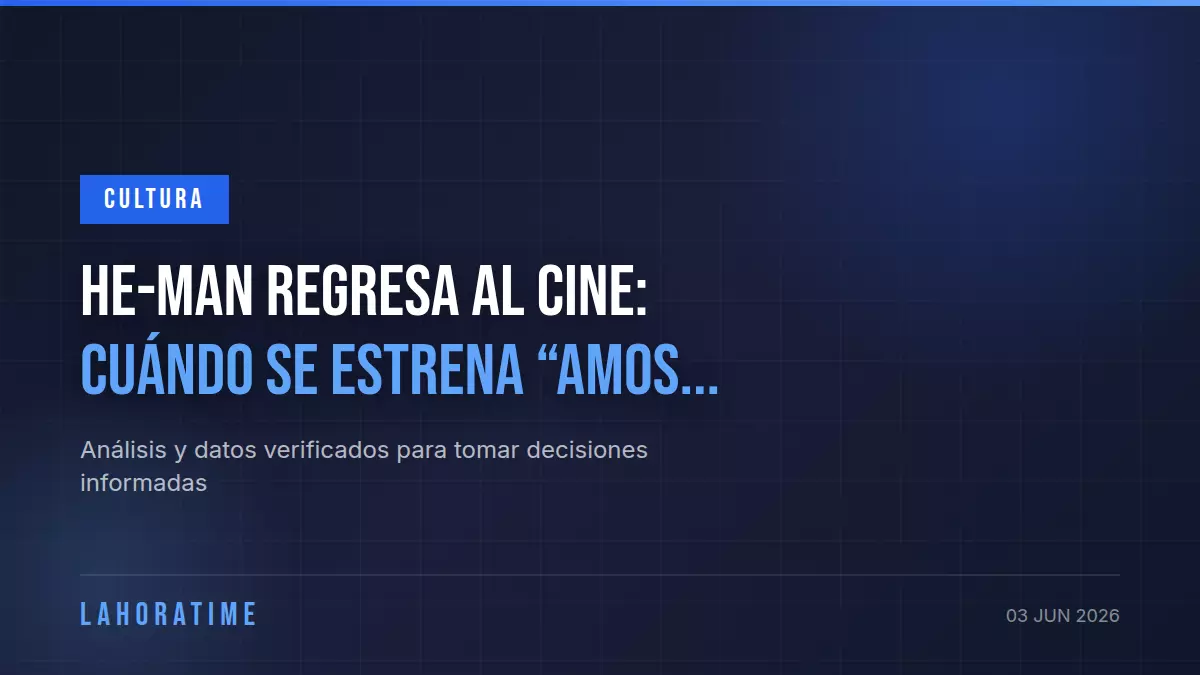 He-Man regresa al cine: cuándo se estrena “Amos del Universo” en Guatemala
