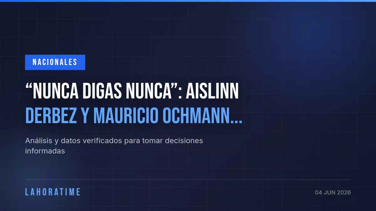 “Nunca digas nunca”: Aislinn Derbez y Mauricio Ochmann hablan de una posible reconciliación