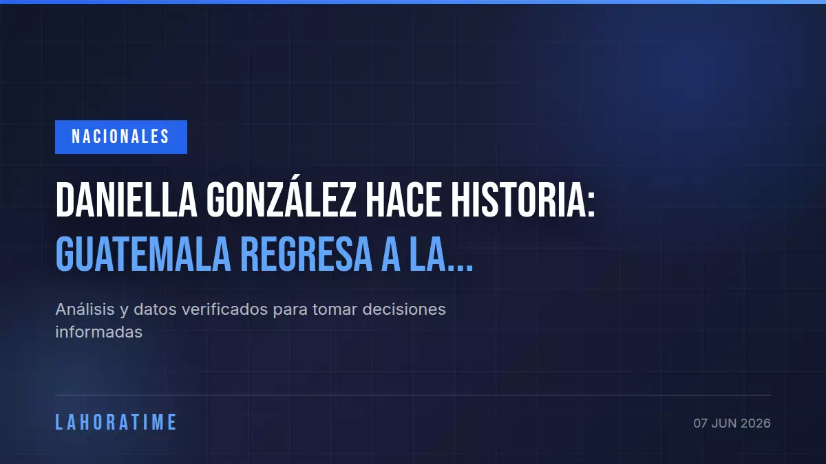 Daniella González hace historia: Guatemala regresa a la gimnasia rítmica de los Juegos Panamericanos tras 16 años
