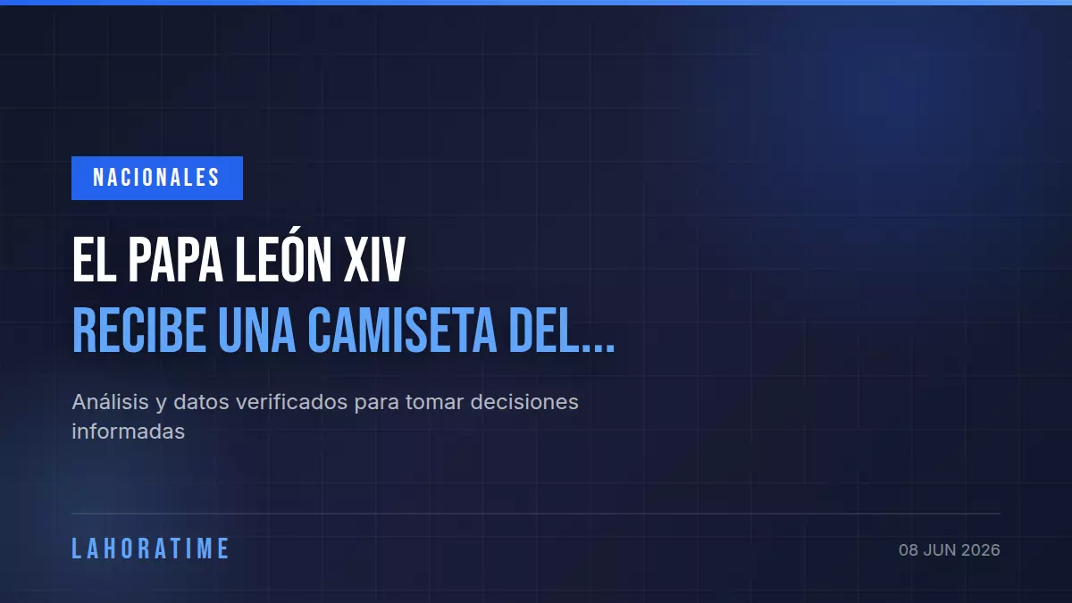 El papa León XIV recibe una camiseta del Real Madrid y emociona al Bernabéu con un discurso futbolero