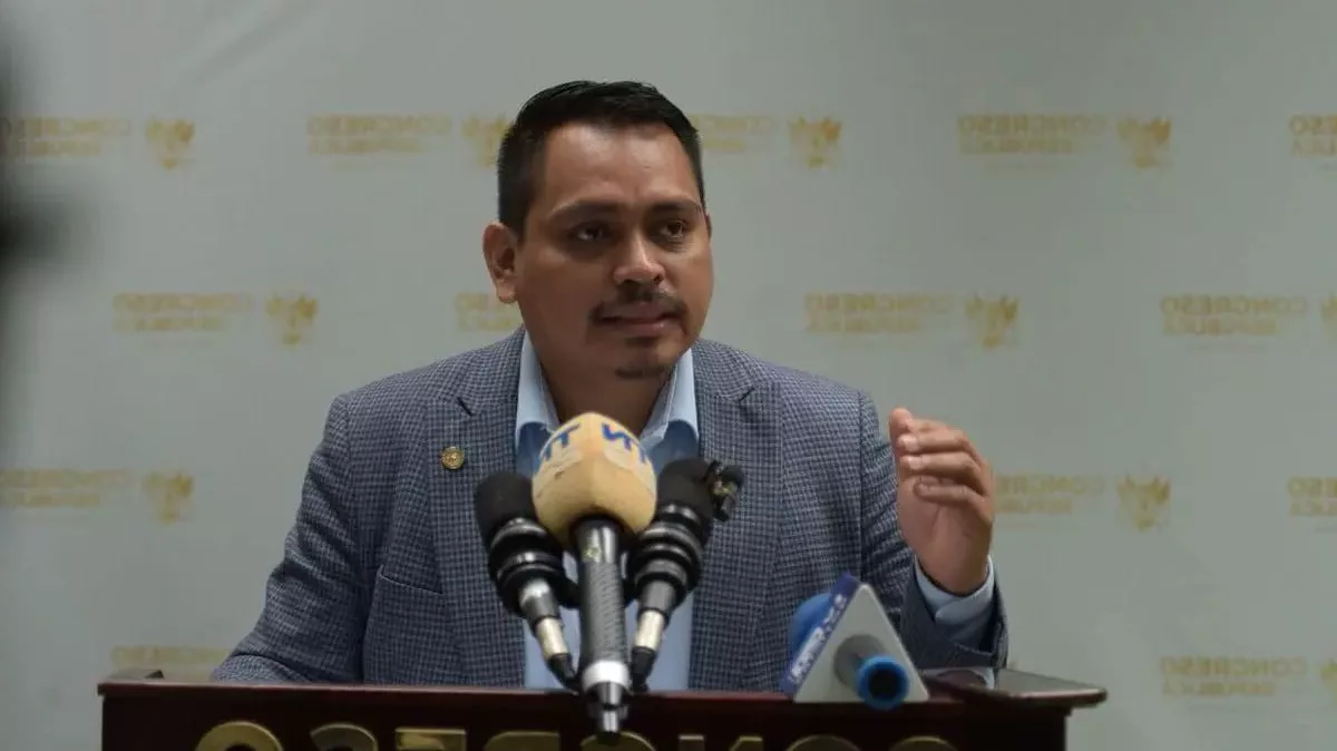 Diputado José Chic durante su intervención en el Congreso Nacional