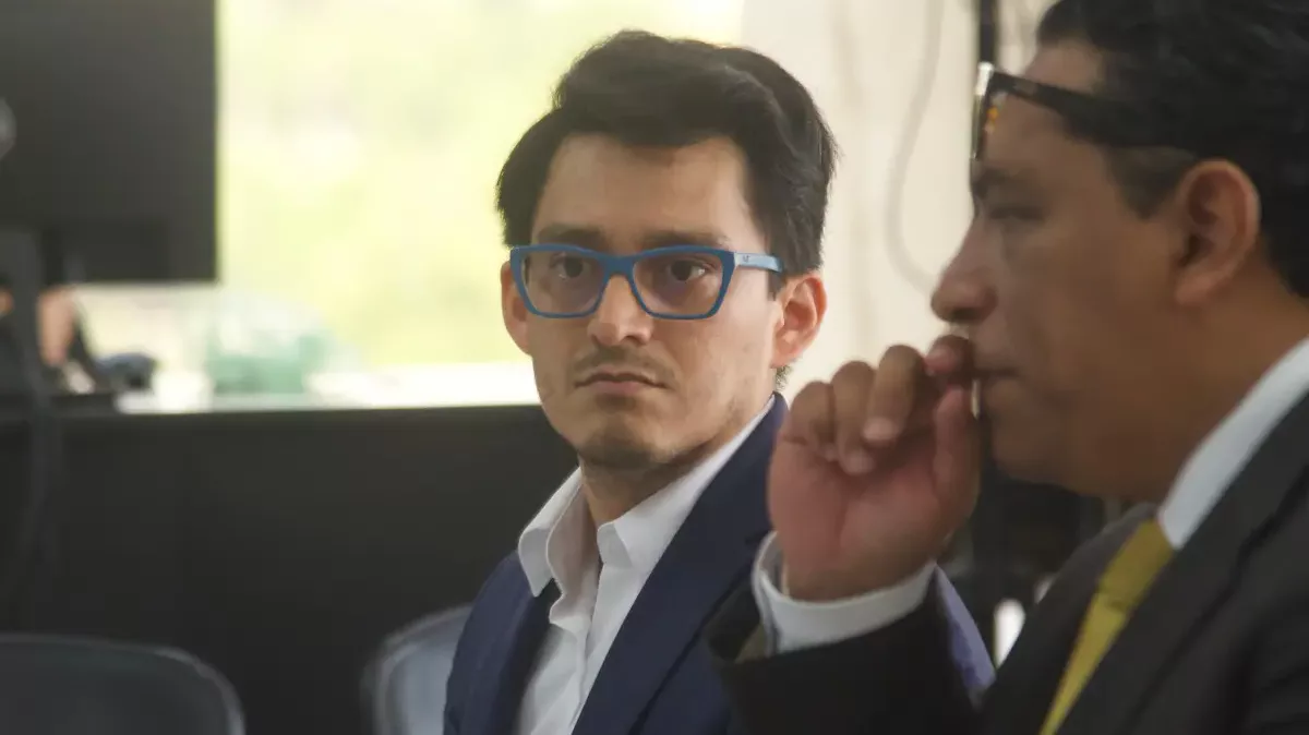 Jorge Santos Neill durante audiencia del caso Corrupción Semilla
