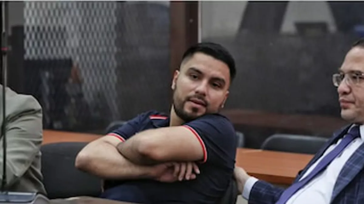Kevin Rivas Cordón durante el proceso judicial