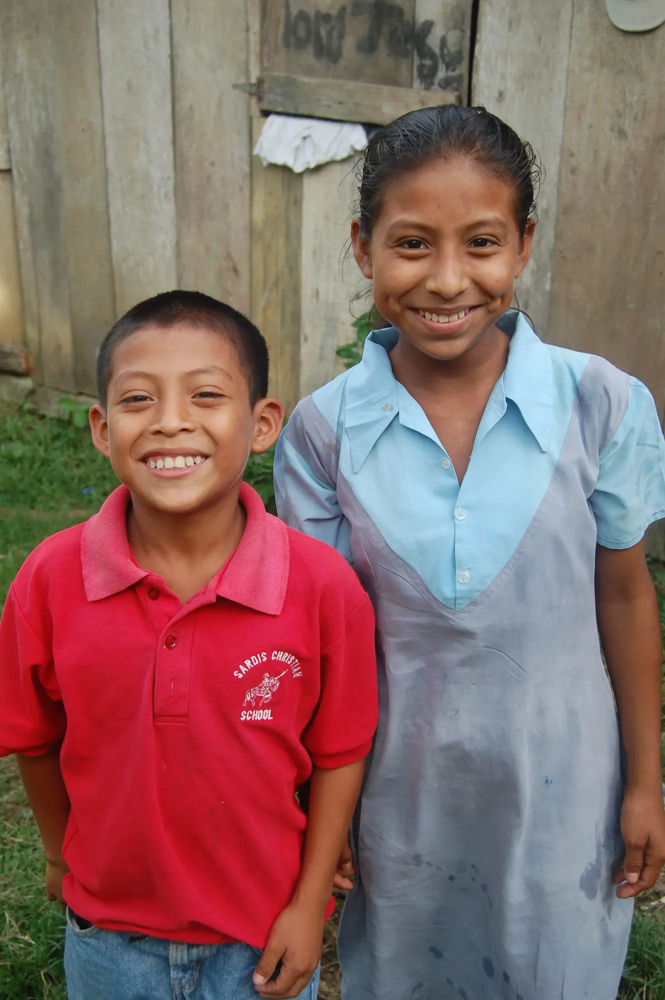 Niños de la comunidad q'eqchi' en Guatemala